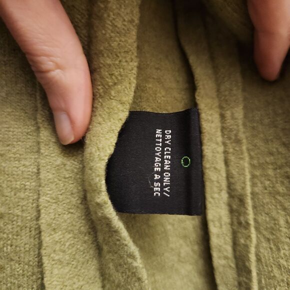 TRIBAL Brand 100% Wool Womens Olive Green Blazer Jacket Sz 6 Casual Business - Picture 5 of 8